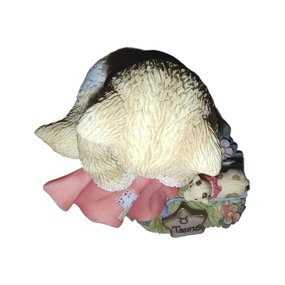 Enesco Calico Kittens Taurus Astrological Sign Zodiac Figurine 1999 #542393 - Picture 6 of 8